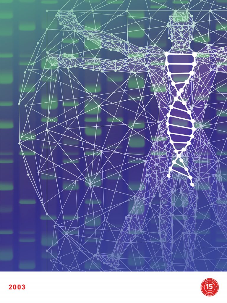 2003- Mapping of the Human Genome, designed by Alice Li