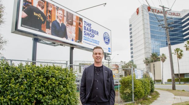American Express surprises small businesses with billboards for Shop Small campaign