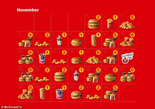 McDonalds 30 days 30 deals