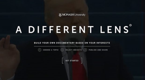 Monash University allows prospective students to ‘Build Your Own Documentary’
