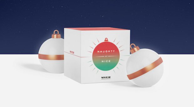 Myer’s new Christmas decorations tell you if you’ve been naughty or nice