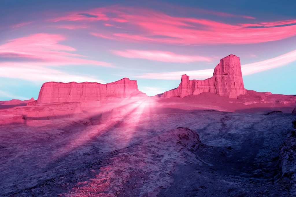 Shutterstock pink mountains