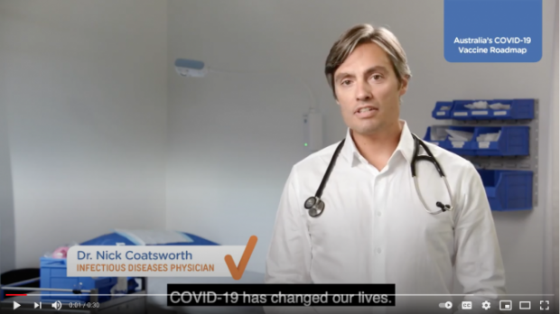 Australian government starts a $23.9 million campaign for the COVID-19 vaccine