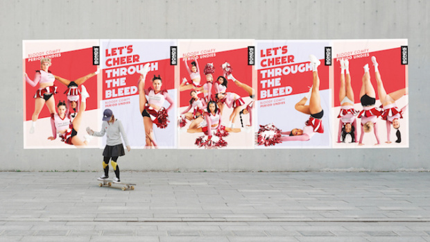 ‘Cheer Bleeders’ promote period undies in new Bonds campaign