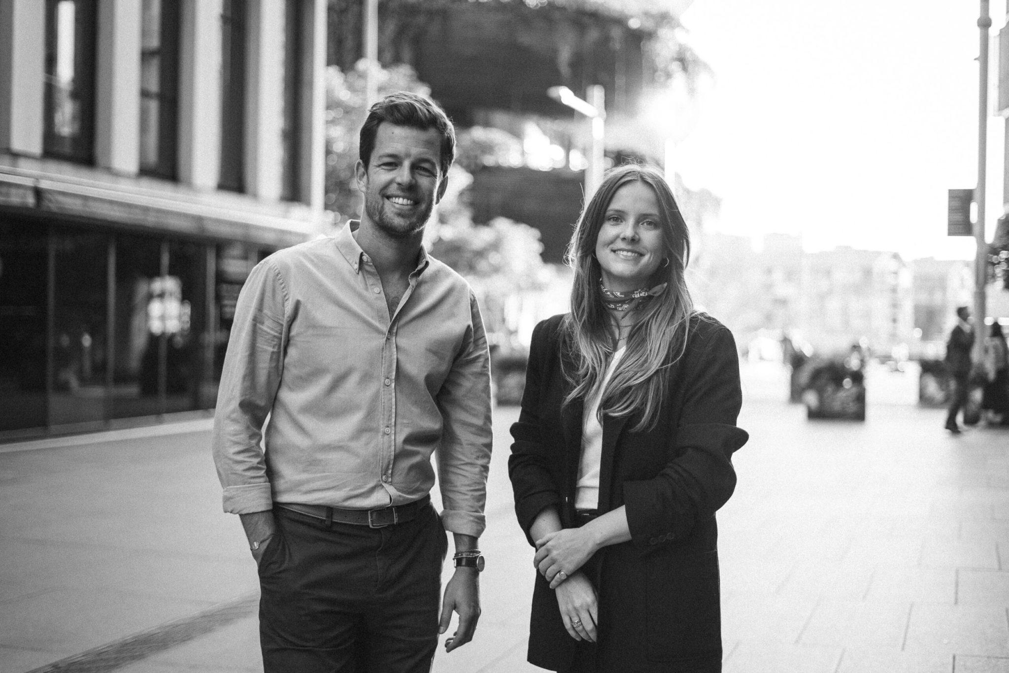 Amaury Tregeur and Mary Proulx break Bread