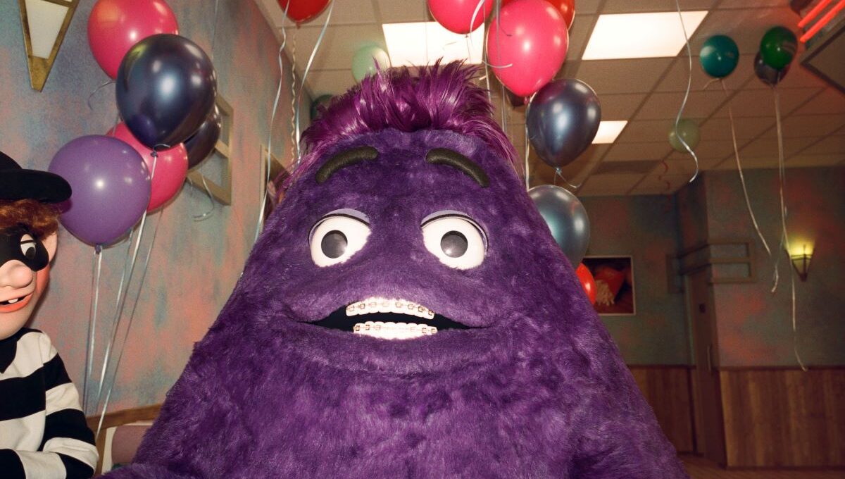 It s a monster birthday for mcdonald s grimace marketing mag