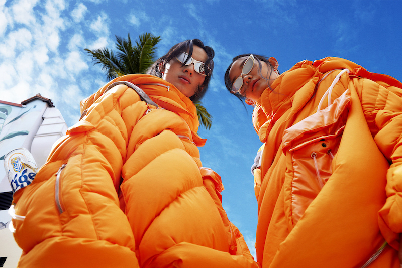 Tiger Beer and Izzy Du reverse the puffer jacket for summer
