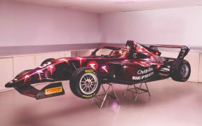 Charlotte Tilbury branded F1 Academy car