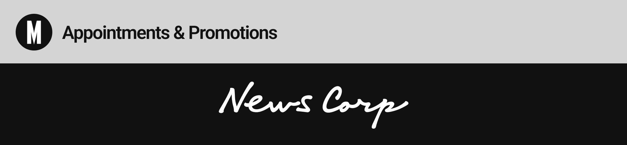 Marketing appointments for August – News Corp