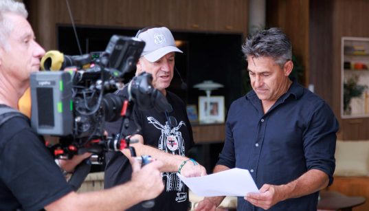 Rick Spence and Jamie Durie