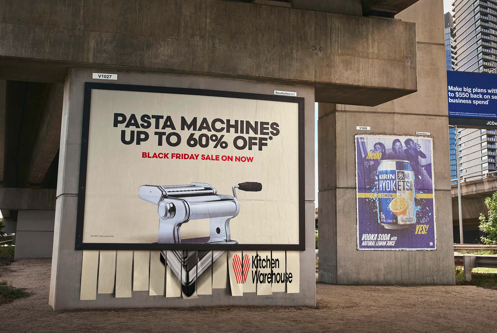 Pasta machines billboard