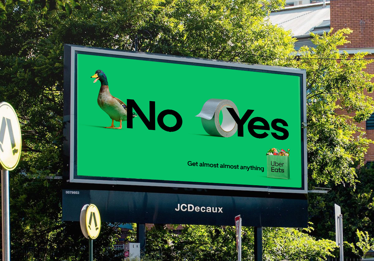 Uber duck billboard